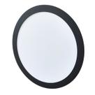 Luminária LED Redonda 6W Embutir Branco/Preto 25h Vida Útil