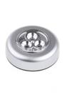 Luminária led redonda de toque 6,5cm