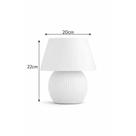 Luminária LED RGB PLA 3D Decorativa com Controle Remoto USB -