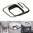 Luminária LED Sobrepor Teto Parede Pendente Plafon 29x29 CM Quadrada Difusor Central de Iluminação Luxo