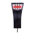 Luminária Led Soma X5 Preta 10W Branco/Vermelho 110v/220v