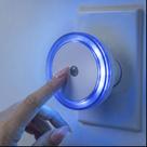 Luminária LED Suave Noturna Redonda Sensor Automático Bivolt Parede Quarto Corredor Banheiro Escada Luminária LED Suave Noturna Redonda Sensor Automático Bivolt Parede Quarto Corredor Banheiro Escada