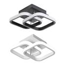 Luminária LED Teto Bivolt 3 Tons Branco Preto Moderna para Banheiro e Quarto