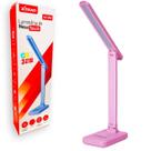 Luminaria Led Usb De Mesa Touch Porta Celular Bateria Rosa Luminaria Led Usb De Mesa Touch Porta Celular Bateria Rosa