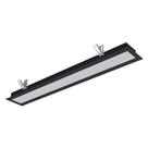 Luminária LED Vetor 110 Linear Embutir Preto 35W - Taschibra Luminária LED Vetor 110 Linear Embutir Preto 35W - Taschibra