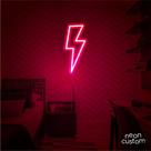 luminaria letreiro Neon Led Raio 40x15 luminoso decoração p/ selfie