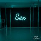 luminaria letreiro Neon Led Sex 80x50 luminoso decoração p/ selfie