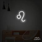 luminaria letreiro Neon Led Signo Leão 50x40 luminoso decoração p/ selfie luminaria letreiro Neon Led Signo Leão 50x40 luminoso decoração p/ selfie