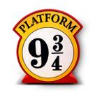 Luminaria Light Box Harry Potter Platform 9 3/4 Decoração 3D