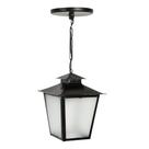Luminária Lustre Arandela Colonial Quadrada de Teto Vidro Mini Boreal 15C