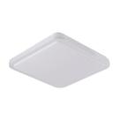 Luminária Lustre De Teto Quadrada Plafon LED 24w Luz 3em1 Sobrepor