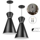 Luminária Lustre Pendente Berlim Pequim Dubai Em Alumínio De Teto Preto e Branco Balcão Bivolt Luminária Lustre Pendente Berlim Pequim Dubai Em Alumínio De Teto Preto e Branco Balcão Bivolt