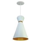 Luminária Lustre Pendente Berlim Pequim Dubai Em Alumínio De Teto Preto e Cobre Balcão Bivolt Luminária Lustre Pendente Berlim Pequim Dubai Em Alumínio De Teto Preto e Cobre Balcão Bivolt