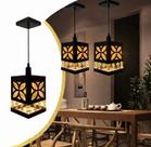 Luminaria Lustre Pendente De Teto Petala Cristais Mdf 3mm 20x12 Preto