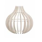 Luminária lustre pendente madeira lótus ana maria braga 30cm Luminária lustre pendente madeira lótus ana maria braga 30cm