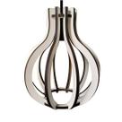Luminária Lustre Pendente Madeira Teto Sala Quarto Cozinha Balcão Pequim Branco Luminária Lustre Pendente Madeira Teto Sala Quarto Cozinha Balcão Pequim Branco