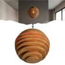 Luminária Lustre Pendente Rústica Bola de Teto 1 Bocal E-27 110/220V