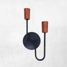 Luminaria Lustre Vent Soluções Arandela 2 Lampadas Moderna Iluminação Decorativa Retro