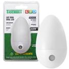 Luminaria Luz Noturna 0,5W Led Oval 4000K Neutro Fotocelula