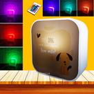 Luminária Mãe Dog RGBW Com Controle Remoto Para Decorar e Iluminar 10010885