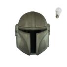 Luminária Mandalorian Star Wars Usare com Lâmpada LED Capacete Mandaloriano