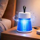 Luminária Mata Pernilongo LED UV Recarregável USB Portátil