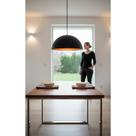 Luminária Meia Lua 40cm: Sala Moderna e Aconchegante