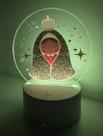 Luminária mesa abajour Led RGB Nossa Senhora Aparecida Cor:sortida Luminária mesa abajour Led RGB Nossa Senhora Aparecida Cor:sortida