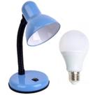 Luminária Mesa Abajur 35cm Articulada Flexível + Lâmpada LED PT-06