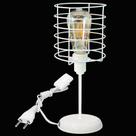 Luminária Mesa Abajur Clássico Aramado Chochin Branco P/LED