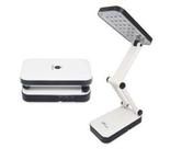 Luminaria Mesa Abajur LED Dobravel Articulada 24 Leds Recarregável Bivolt - Ddy Luminaria Mesa Abajur LED Dobravel Articulada 24 Leds Recarregável Bivolt - Ddy