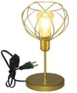Luminária Mesa Abajur Mini Aramado Crown P/Decorar
