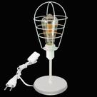 Luminária Mesa Abajur Mini Aramado Lampshape Branco P/Décor