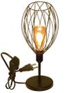 Luminária Mesa Abajur Mini Aramado Nest P/Decorar