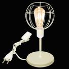 Luminária Mesa Abajur Mini Aramado Spider Branco P/Decorar