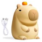 Luminaria Mesa Capivara Fofa Touch Muda De Cor USB Recarregavel Iluminaçao Decoraçao Casa Quarto