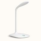 Luminaria mesa led articulada flexivel branca recarregavel