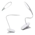 Luminária Mesa Led Grampo Garra Presilha Pregador Branco Garra