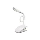 Luminária Mesa Led Grampo Garra Presilha Pregador Branco GARRA