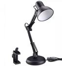Luminaria Mesa Preto Abajur Articulável Base Garra AA2 .G Luminaria Mesa Preto Abajur Articulável Base Garra AA2 .G