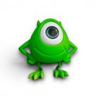 Luminária Mike Wazowski Disney Pixar Monstros S.A