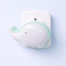 Luminária Noturna Elefante De LED Colorida Quarto Infantil Decoração 1W Bivolt Luz Suave Tomada Parede