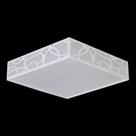 Luminária Ornare Plafon Quadrado 35x35 Acrílico 4 Lamp. E27