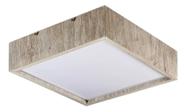 Luminária Ornare Plafon Quadrado 40x40 3 Lâmpadas E27-branco