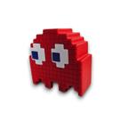 Luminária Pac-Man Fantasma Vermelho Blinky Vermelho 110/220v