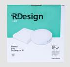 Luminária Painel de Led Sobrepor Quadrado Bivolt 18w 6000k Qds18-6 Rdesign