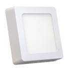 Luminaria painel led 100-240v sobrepor 220 quadrado 18w 3000k - Demiled
