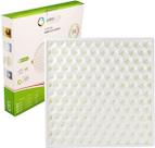 Luminária Painel Led Colmeia Quadrado 36W 22Cm Branco Quente