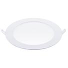 Luminária Painel Led Embutir Redondo 12w 17cm Luz Branca