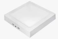 Luminária painel led sobrep0r quadrado 24w 4000k backstage luz branca quente lumanti
